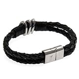 Lederarmband Verschluss aus Edelstahl. Ca. 21 cm in einer Geschenkbox. Offizielles Lizenzprodukt.