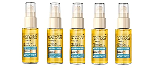 Avon - Advance Techniques 360, 5 aceites de argán marroquí hidratante, tratamiento sin enjuague