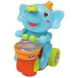 Encourage le mouvement et la coordination: Conçu pour motiver les tout-petits à ramper, à marcher et à jouer, ce jouet d'éléphant étimule l'imagination et l'exploration aventureuse..Alors que les enfants poursuivent leur nouvel ami, ils développent des compétences physiques et une coordination essentielles.