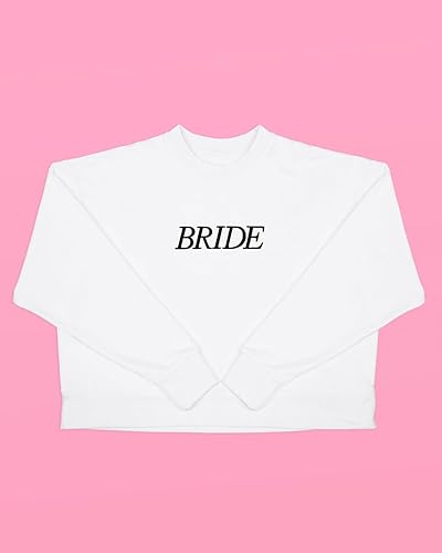 Miniatura 6 de xo, Fetti Sudadera blanca para novia, despedida de soltera SML Regalo de dama de honor, fiesta de despedida de soltera, novia futura