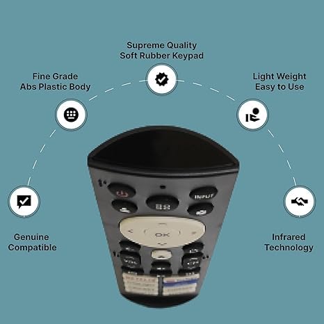 Image of Compatible for VU Smart Tv Remote and vu Cinema tv Remote - Without Voice - Hot Keys Netflix, Prime Video, Sony LIV, Hotstar and YouTube Use for LCD LED OLED QLED UHD 4K Android TVs