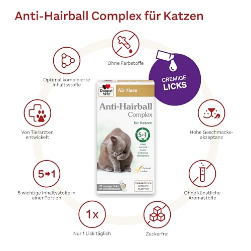Doppelherz für Tiere Anti-Hairball Complex für Katzen – Ansicht 2