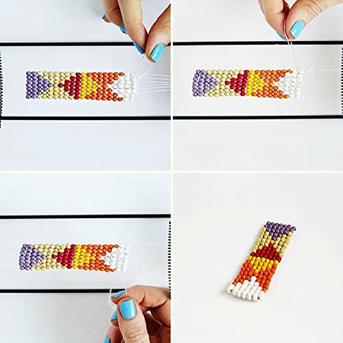 Telar de cuentas Bead Loom para tejer collares y pulseras con herramientas 5