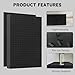 Pick and Pluck Foam Sheets, 2Pcs 16 x 12 x 2 Inch Pick Apart Foam Inserts and 2Pcs 16 x 12 x 0.4 Inch Bottom Padding for Camera Storage, Crafts, Tool Box, Storage Drawer