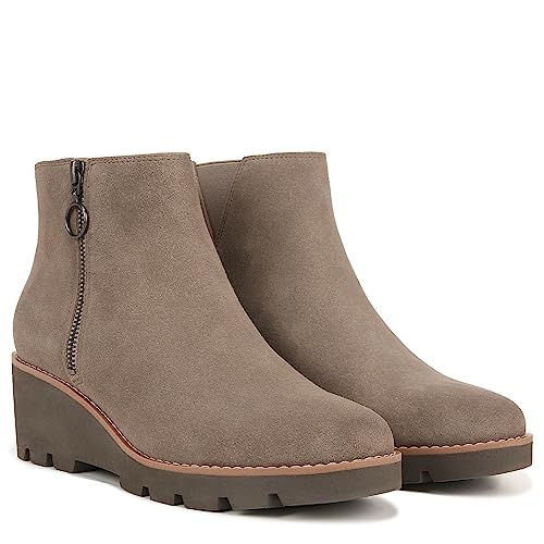 Vionic Women's Astor Hazel Zip-Up Ankle Boot- Comfort Booties Helps Heel Pain, Plantar Fasciitis with Built-in Arch Support Orthotic Insole That Corrects Pronation and Alignment, Sizes 5-112