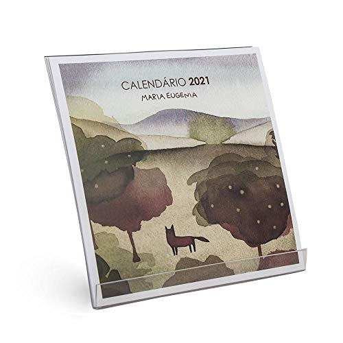 CALENDÁRIO MESA Teca 30001040021 - MARIA EUGÊNIA - 2021