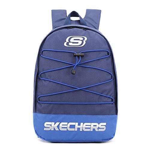 Skechers Pomona Backpack S1035-49, Womens,Mens Backpack, Navy, One Size Eu