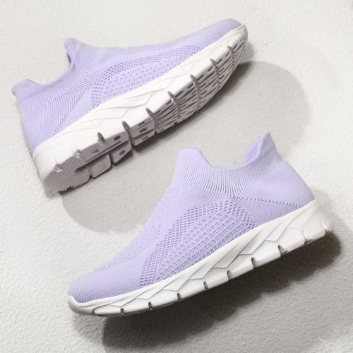 Image of Womens Shoes Running Walking Sneakers Slip On Sport Outdoor Casual Tennis Workout AthleticGym Shoes Lightweight Comfortable Fashion Fitness Shoes