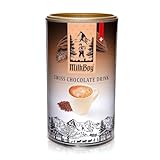 MilkBoy Gourmet Hot Chocolate Mix - Swiss Chocolate Drink for Cold or Hot Cocoa - Kosher, Vegan, and Gluten Free Hot Chocolate Mix Canister With 16 Servings, Rainforest Alliance Certified - 1 lb