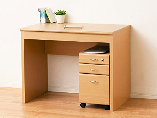 クロシオ フェイバーデスク 90 ナチュラル 幅90cm奥行55cm高さ70cm パソコンデスク