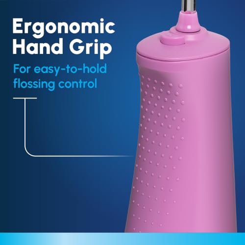 Image of Waterpik Cordless Pulse 3100 Portable Water Flosser, Rechargeable, Mauve | 2 Settings, 1 Precision Tip & 1 Tongue Cleaner Tip for Fresh Breath, Travel, Shower Use, ADA Accepted, WF-20 Amazon Exclusive