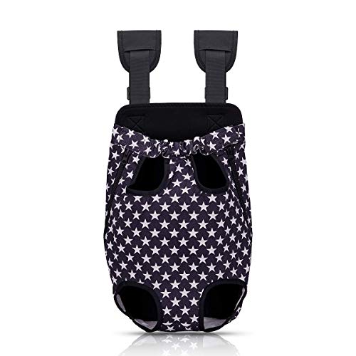 Bwiv Mochilas para Perros Prepositiva para y Gatos Mascotas Cachorros Portatíl Seguro