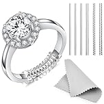 Haiou Invisible Ring Size Adjuster for Loose Rings Ring Adjuster Fit Any Rings -6 Pcs
