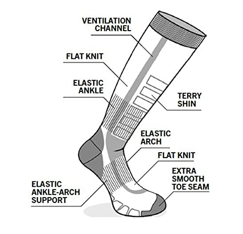 Eurosock Ski Silver Supreme Ski Socks2