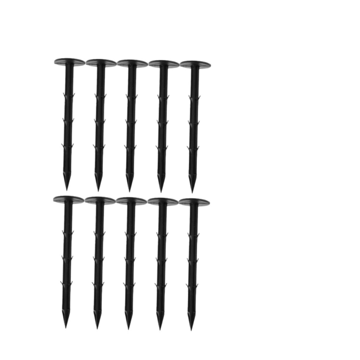 ifundom 10Pcs Heavy Duty Garden Stakes for Camping Hiking and Canopy Durable and Lightweight Tent Pegs Secure Garden Anchors for Outdoor Use