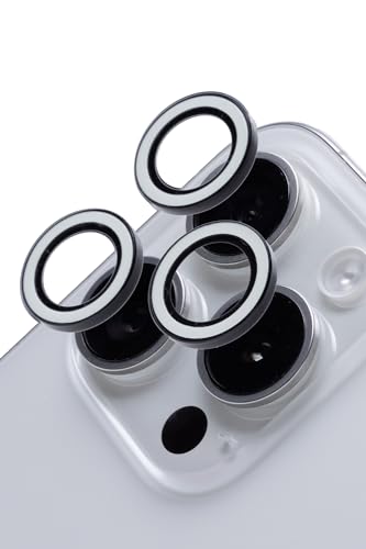 iFace Neo iPhone 15 Pro/15 Pro Max ��p �J���������Y �J�o�[ �����K���X (�l�I�z���C�g)�y iPhone15pro iPhone15ProMax �J���������Y�v���e�N�^�[ �J�����t�B���� �J���� �����Y �ی�J�o�[ �L