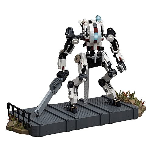 Hzryod Ronin-Class Titan Building Block Kit, Anime Game Mech Robot Action Figures Mechina Armor Model Toy, Collectible Building Bricks Set Christmas Birthdays Gift For Kids Adult (1228 Pieces) #TOP1