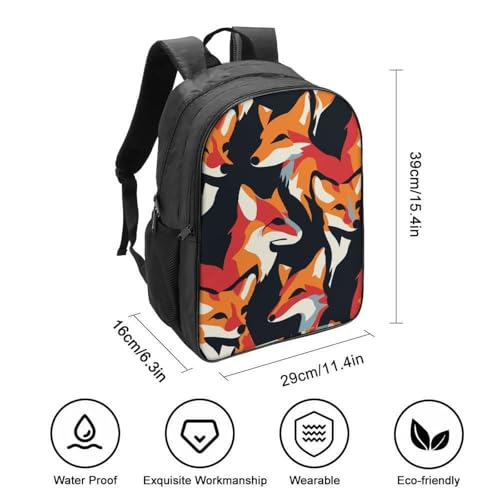 Sac bébé renard de 40x28x16cm pour transporter le change sans douleur