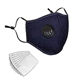 gutmann aktivkohlefilter regenerieren  Skang Unisex Baumwolle Mundschutz mit 7pcs Kohlefilter, Atmungsaktiv, Wiederverwendbare und Waschbare zum Laufen, Radfahren, Outdoor-Aktivitäten