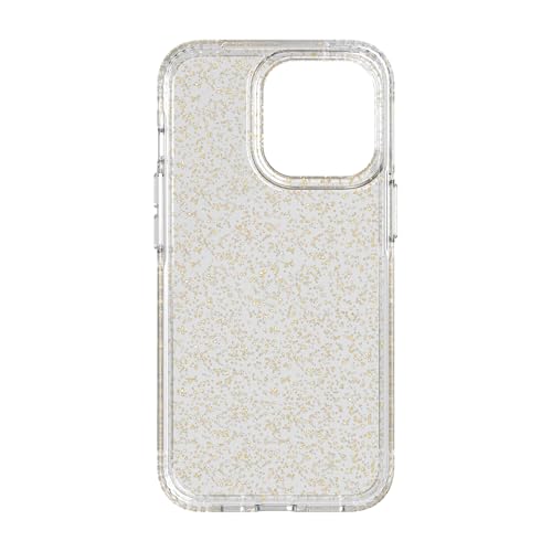 Image of tech21 Evo Sparkle for iPhone 13 Pro – Shimmering Phone Case with 12ft Multi-Drop Protection Gold Glitter