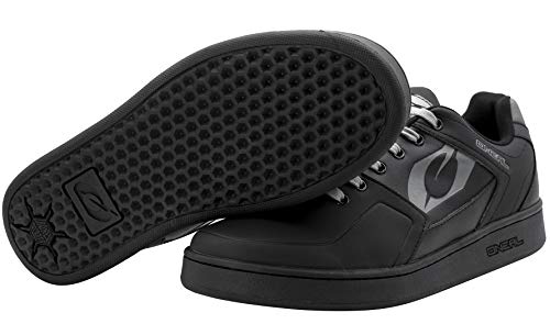 O'NEAL | Mountainbike-Schuhe | MTB Downhill Freeride | Gleichgewicht zwischen Grip & Fußrepositionierung, Waben-Sohle | Pinned Flat Pedal Shoe Edition TBS | Erwachsene | Schwarz Grau - Image 3