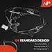 A-Premium ABS Wheel Speed Sensor Compatible with Kia, Hyundai Models - Sportage 2011-2016, Tucson 2010-2014 - Rear Driver and Passenger Side, Replace# F65Z2C204AA 2-PC Set