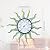VEWOGARDEN Large Outdoor Thermometer with Hygrometer, Indoor Outdoor Thermometer Waterproof - Metal Sun Decorative Outdoor Thermometer for Patio Home