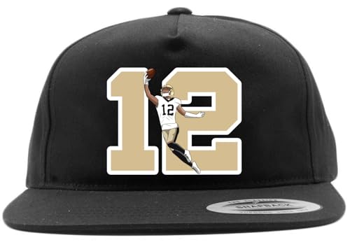 Tenacious Tops Snapback Black New Orleans Chris Olave 12 Logo Hat