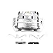 Power Stop Front Right/Rear Right L8046B One Stock Replacement Brake Caliper