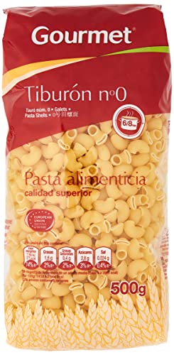 Marca Blanca - Gourmet Tiburón Pasta Alimenticia, 500g
