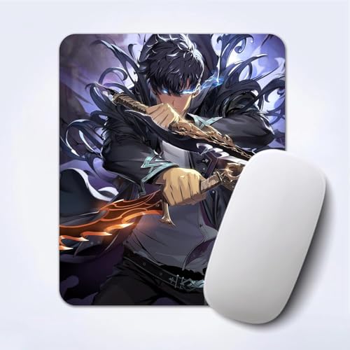 Image of Mouse Pad with Design, 24 x 20 cm, 3mm Thick Rubberised Base Mouse Pad for Computer, PC, Laptop (Anime - 7)