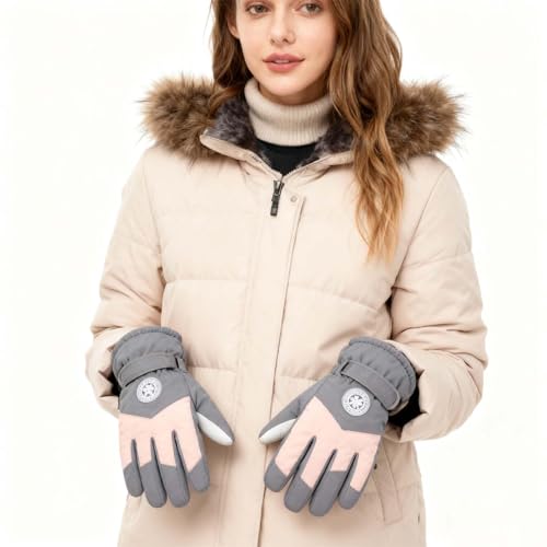 Guantes de invierno,Guantes de esquí de Invierno,Guantes de nieve impermeables,Guantes de Esquí Impermeable cálido calientes,Guantes de esquí,para adolescentes que practican ciclismo,carrera,etc. - imagen 6