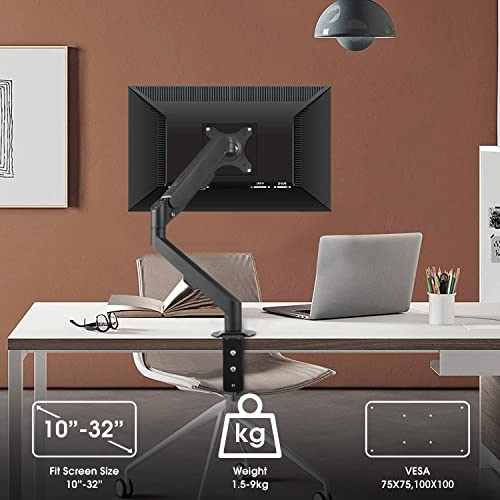 image for FLEXECHO Monitor Arm HEYMIX VESA Mount Gas Spring Adjustable Computer 