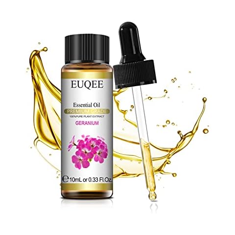 EUQEE Aceite Esencial de Geranio Puro 10ml Cover