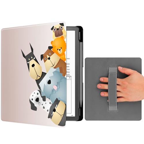 Kindle Scribe(10.2�C���`�A��1����A2022�N����)�p�P�[�X�A�n���h�X�g���b�v�t���A�n�[�hPC�X�}�[�g�P�[�X�A�����E�F�C�N/�X���[�v�@�\�t���y���z���_�[�t�� Kindle Scribe 10.2�C���`(���̉Ƒ�), �h�b�O�t�@�~���[�B