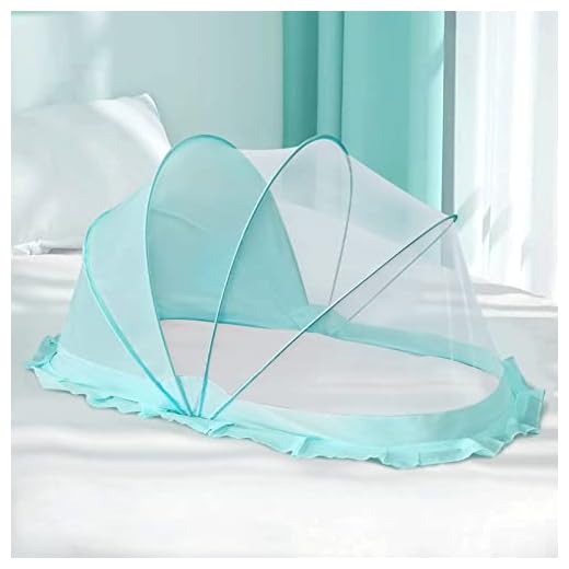 EDSONWADE Mosquiteiro dobrável para berço de bebê, rede mosquiteira portátil de alta densidade para berço portátil de bebês e crianças, rede leve oval anti-insetos, barraca dobrável para berço
