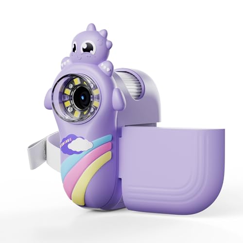 Image of Microscope for Kids, 2.0 Inch Digital Microscope with 1000X Magnification, Handheld Camera Mini Pocket Magnifying Glass, Educational Christmas Birthday Gifts Toys for Ages 3 - 12 year old, Purple