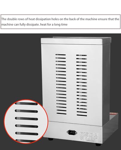 Image of LPG Shawarma Doner Kebab Machine Gas Vertical Broiler Kebab Gyro Grill Machine with 2 Burner