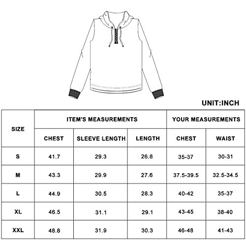 Gymelite Men'S 1/4 Zip Fashion Pullover Hoodie Athletic Workout Fit Cotton Blend Hooed Sweatshirts Casual Long Sleeve With Pockets thumb #5