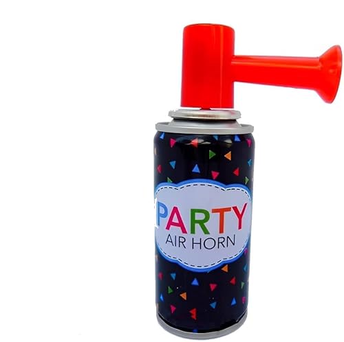 12 Air Horn Small Noise Maker Handheld Air Pump Horn Loud Noise Maker for Parties, Birthdays, Special Events, Sports, Safety, Games, Camping, Graduation, Boating