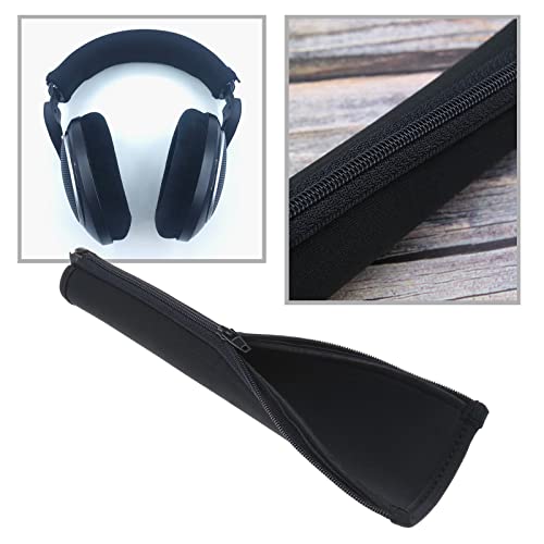 ECSiNG Headphone Headband Cover Headband Cushion Protector with Zipper 22x8.5 cm Compatible with Sennheiser HD598 HD579 HD595 HD599 HD559 HD569 HD518 HD555 HD558 Black - Image 4