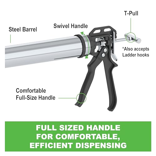Image of Albion Engineering B12B30 B-Line Manual Bulk Caulking Gun, 30 oz, 12:1 Drive