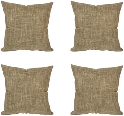 Kit 4 Capas de Almofada Linho Luxo Decorativa 45x45 para Sofá – C...