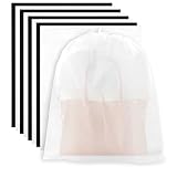 8-Pack Multipurposed Dust Bags for Handbags - Non-Woven & Breathable Shoe Bags for Travel, Storage, Closet - Dust-proof Storage Pouch Covers Protector for Handbags Shoulder Bags Purses Shoes Luggage