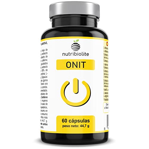 Onit - Nootrópico Natural Potenciador Cognitivo, Incrementa Tu Concentración Memoria Y Motivación, Extractos De 5 Plantas + 5 Aminoácidos + Fosfatidilserina + Bitartrato De Colina, Vegano Sin Gluten