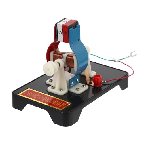 LRXIYODE Modelo de Motor Eléctrico de CC para Enseñanza Juguete Educativo de Física para Estudiantes Aparato de Apoyo para Profesores Modelo Didáctico Pequeño para Experimentos