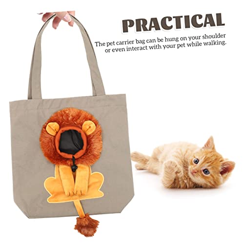 DOITOOL bolsa de ombro bolsa transportadora para gatos pequena mochila de viagem bolsa para transpor