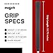 Majek Golf Club Grips Super Jumbo Arthritic Extra Large Tour 360 Degree Black - NO LOGO - Round .600 Extra Large XL XXL Great for Senior Golfers with Big Hands - Premium Rubber Golf Grips - 13 Pack High Traction Arthritic Grips