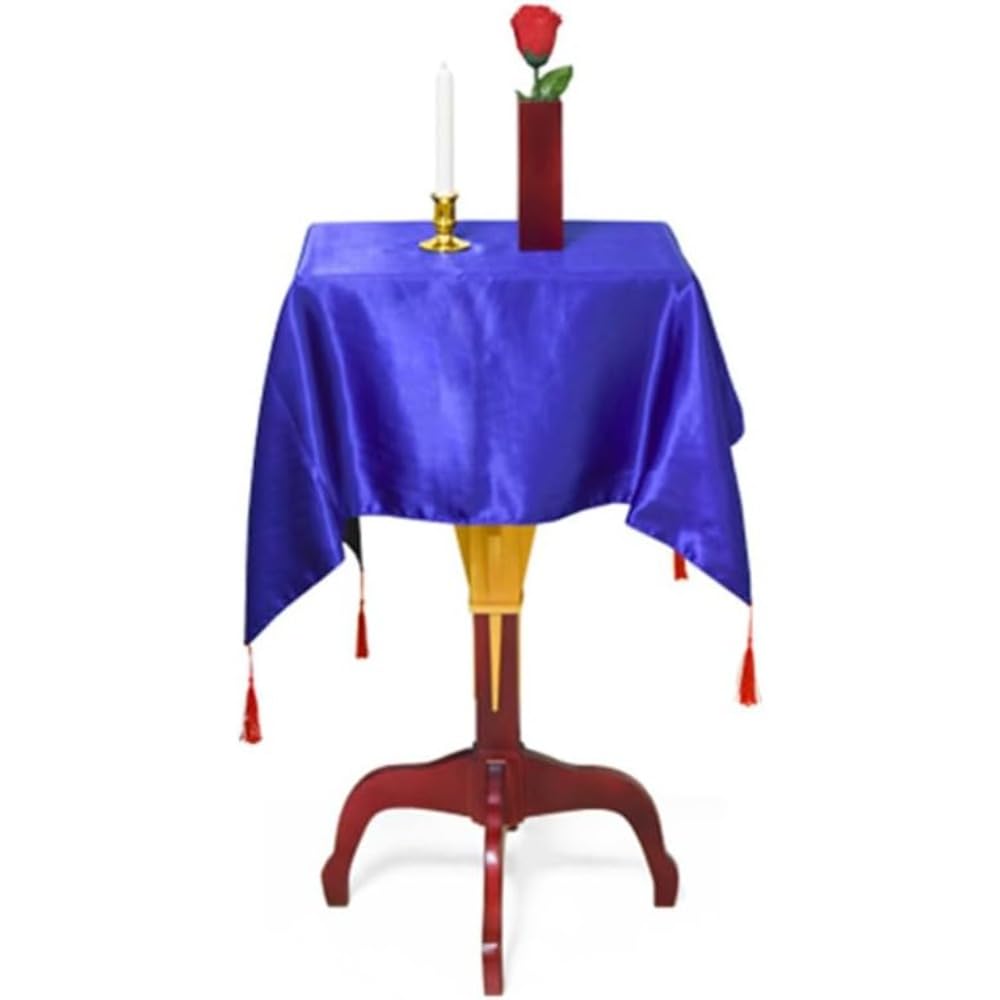 Light Floating Table (Wooden Vase & Plastic Candlestick) Magic Tricks Flying Table Magician Stage Illusions Gimmick Levitation Magic Table for Adult