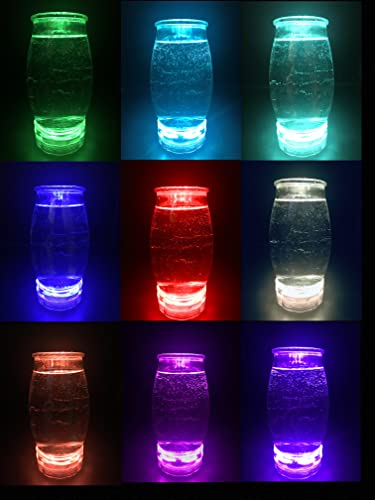 Rgb Color Changing Submersible Led Lights With Remote Control Battery Operated For Vases Pond Pool Party(Pack Of 4) #TOP4